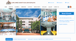 Desktop Screenshot of gssjainvidyalaya.com